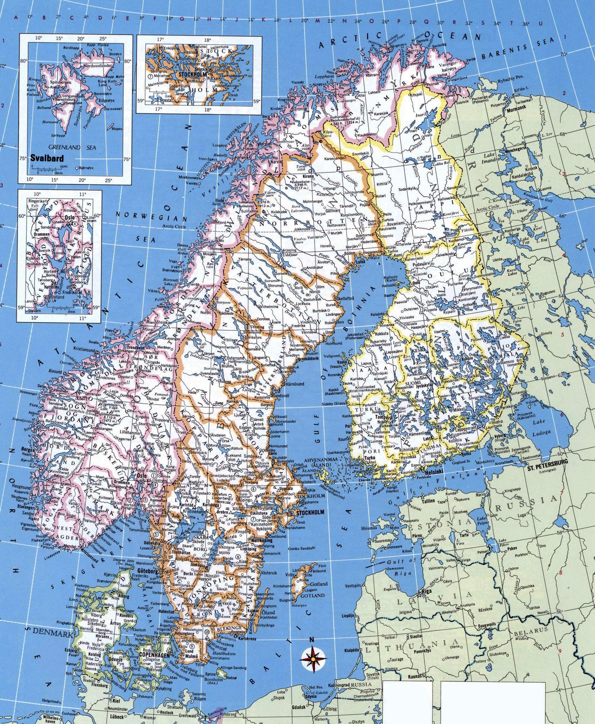 detaljert kart over norge Detaljert Kart Over Norge Kart For Detaljert Norge Nord Europa Europa detaljert kart over norge
