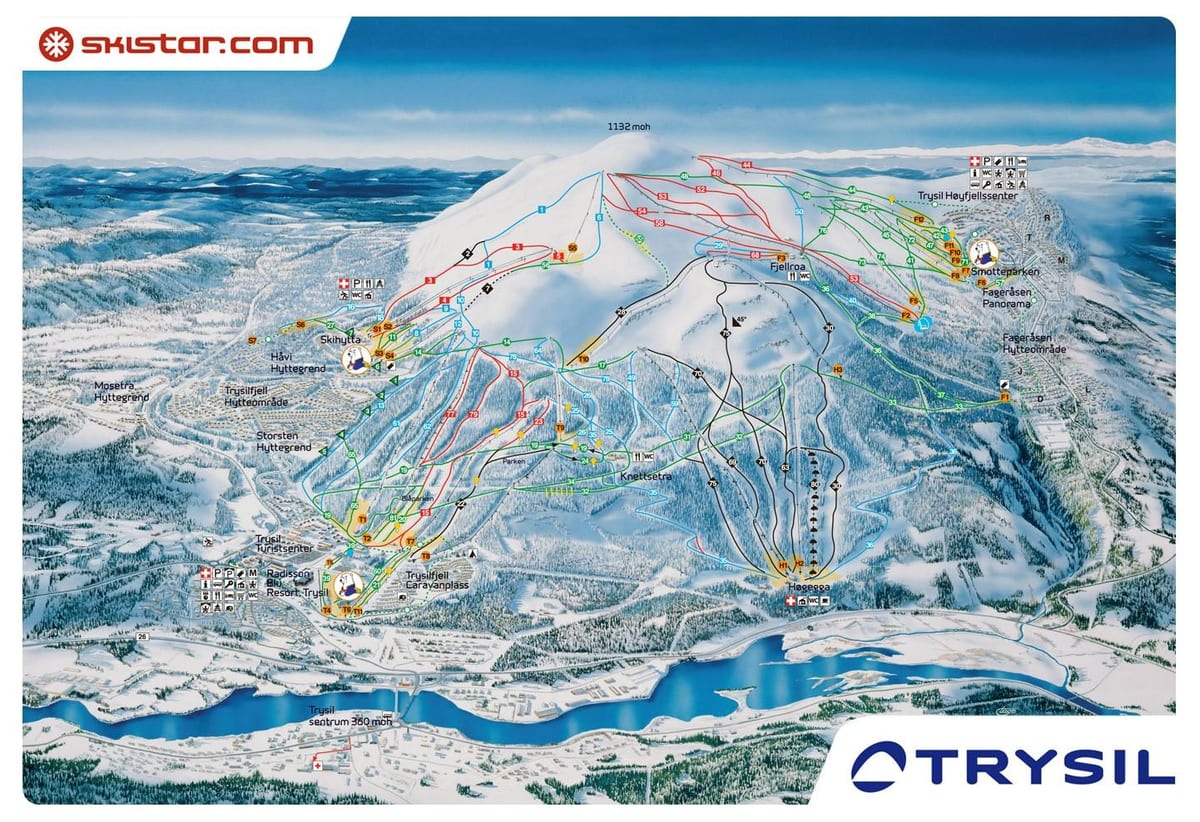 ski-Norge kart