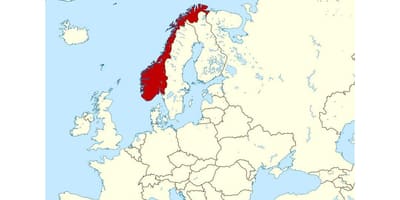 Norge plassering på kartet
