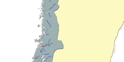 Kart over Norge elven