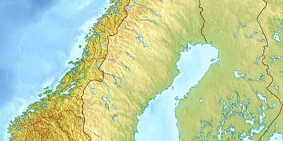 Kart av cloud Norge