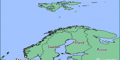Kart stavanger Norge