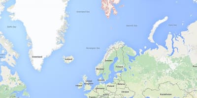 Spitsbergen Norge kart